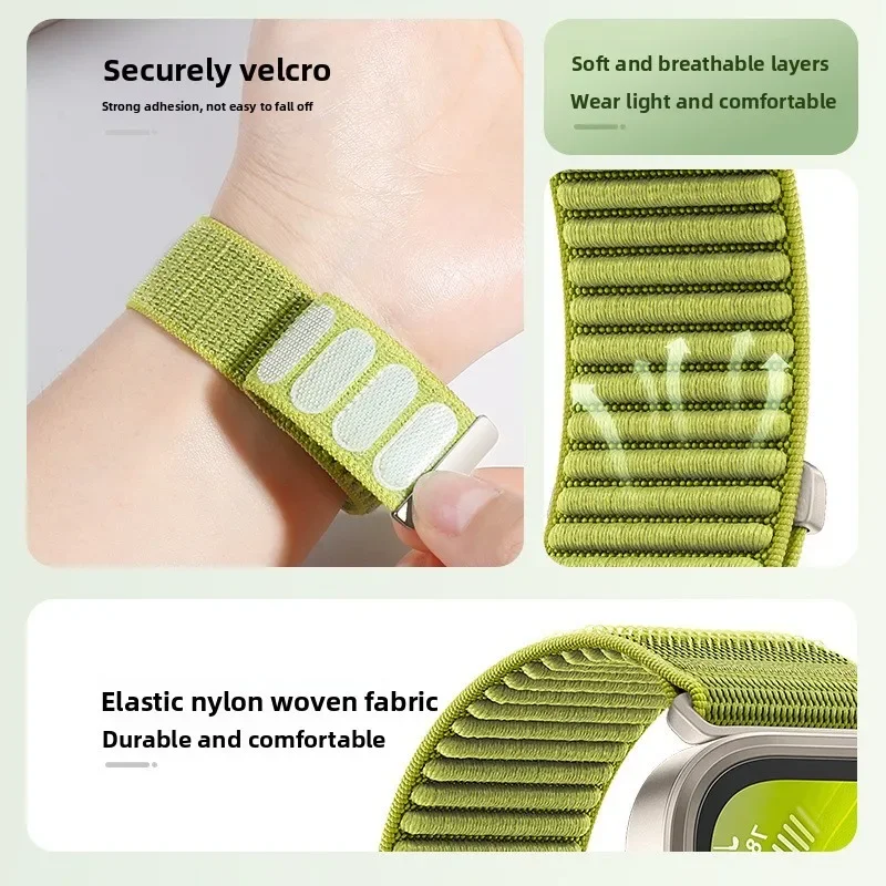 Nylon Adjustable Replacement Strap for Smartwatch - Versatile Band Accessory