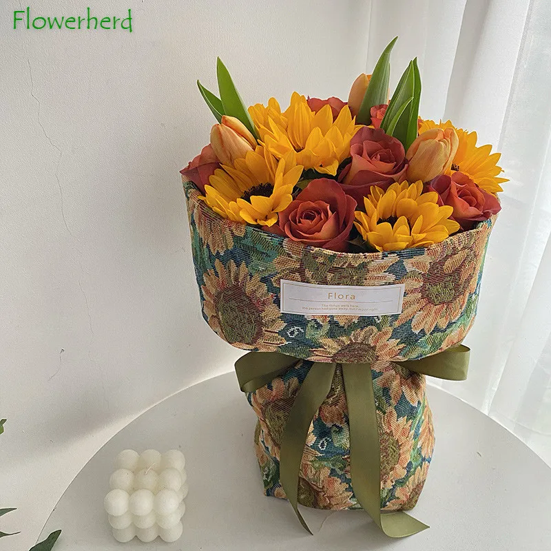 Wrapping Paper Flower Bouquet Floral Wrapping Paper Bouquet 1.5x0