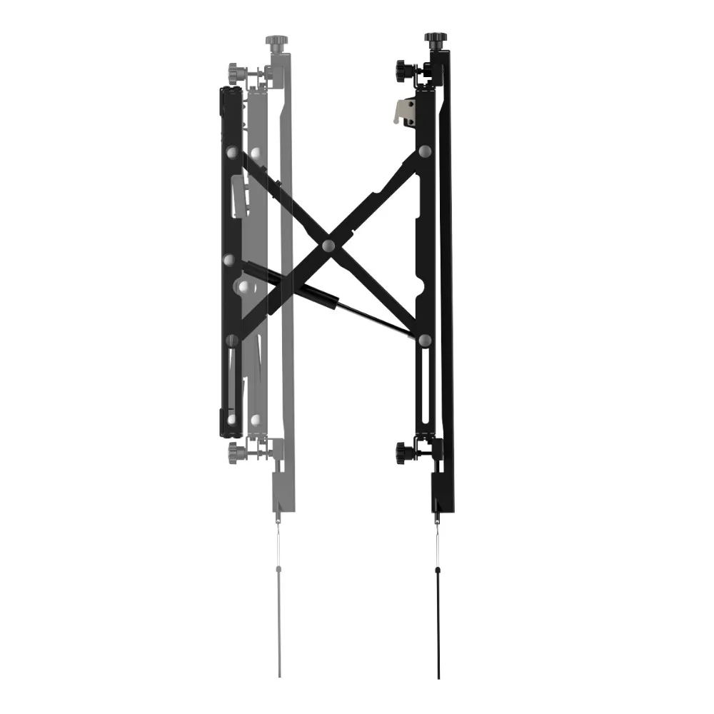 

Gas spring Advertising Screen TV micro adjust pop-out Video Wall Mount bracket