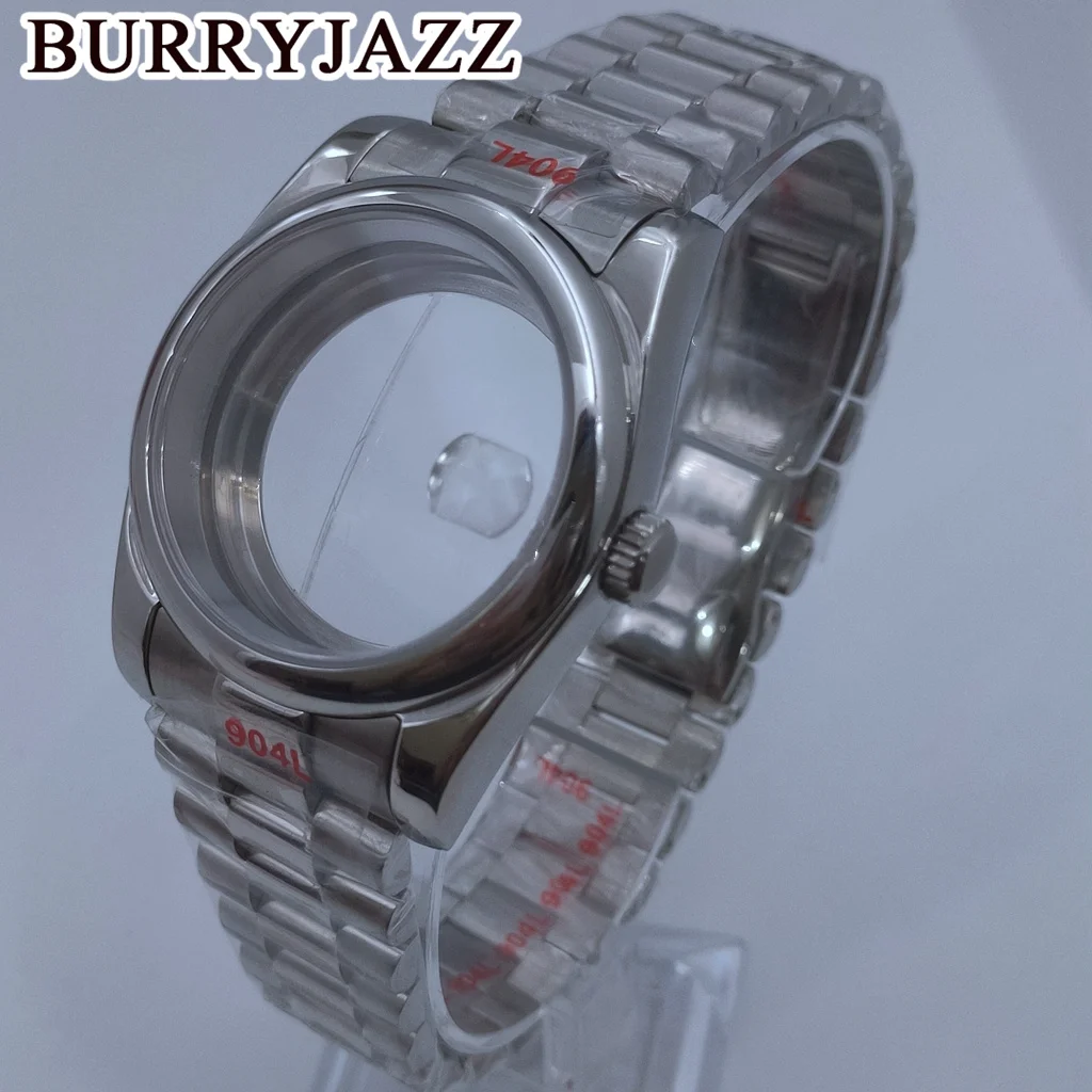 

BURRYJAZZ Datejust 36mm 40mm Case NH34 NH35 NH36 NH38 NH70 Watch Case With Sapphire Crysta Waterproof