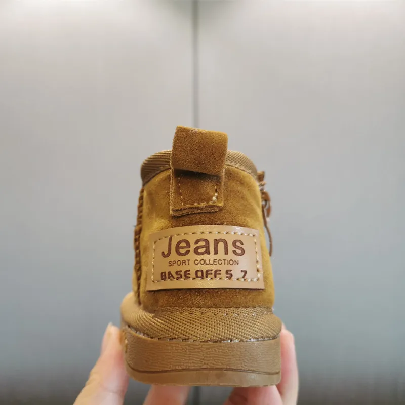 Winter Boot Plush Thick Snow Boot 0-2Y Old All-match Baby Shoe Soft Sole Walking Shoe Preschool Ankle Gril Shoes baby shoes baby boots winter snow boots