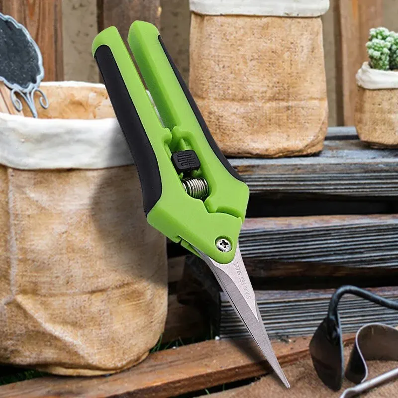 1 Set, Garden Scissors, Garden Pruning Shears, Non-slip Labor-saving Flower thumbnail 3