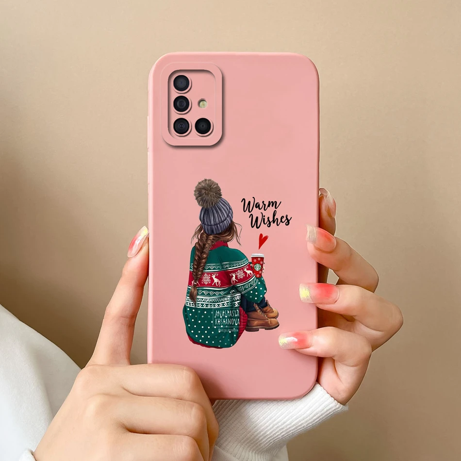 thumbnail image 1 of Phone Case For Samsung Galaxy A51 A71 A31 Cartoon Liquid Silicone Full Protection Anti Choc Back Cover For Samsung A 51 71 31, 1 of 5