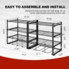 Power Tool Organizer Wall Mount 4 Layer Garage Storage Rack for Drill Screwdriver 1