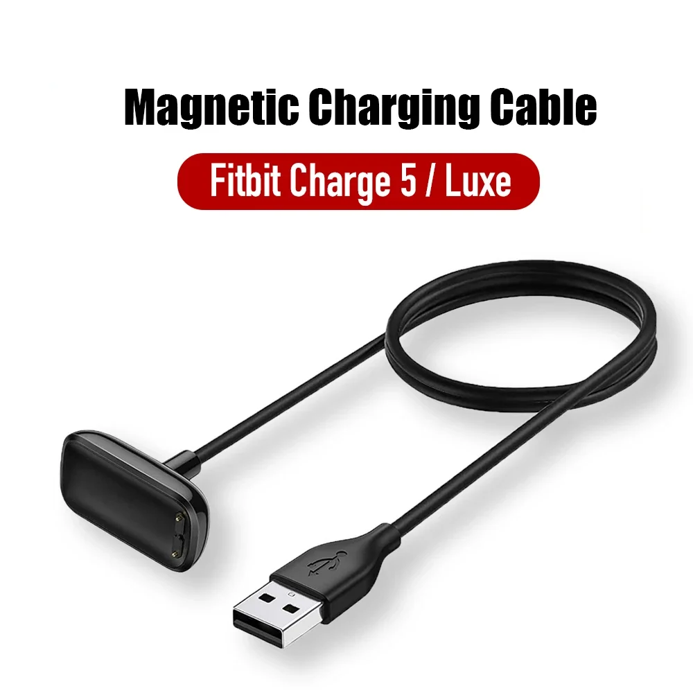 Cavo Di Ricarica Magnetico Usb Per Fitbit Charge 5 6 Accessori Per Adattatore Dock Di Ricarica Portatile Fitbit Luxe Smart Watch
