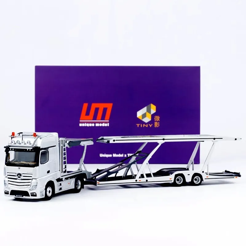 35R-002 GCD 1/64 ACTROS GIGASPACE 6×2 GCD 1:64 MERCEDES-BENZ Actros Transporter (2 Colors