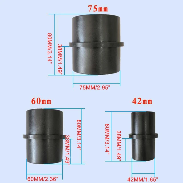 42mm/60mm/75mm Auto Heizung Rohrleitungen Rohr Joiner Stecker Luft