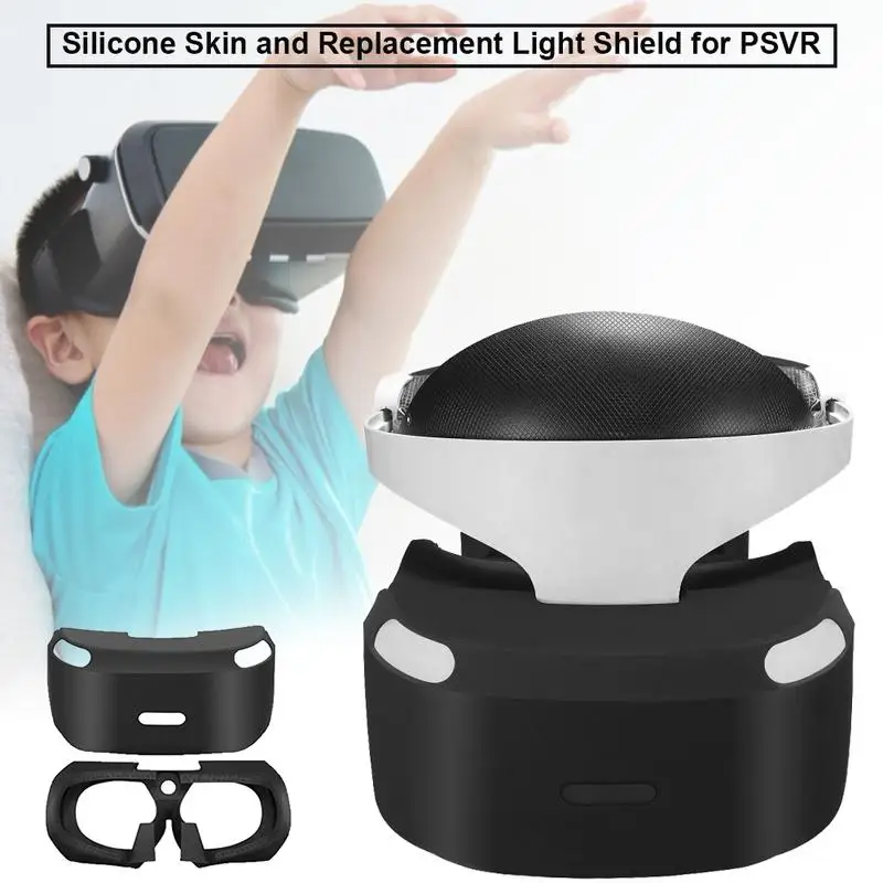 

For PS4 VR 3D Glass Protective Case PSVR Inner Eye Mask Outer Eye Mask Silicone Sleeve PS VR Light Shield Protective Case