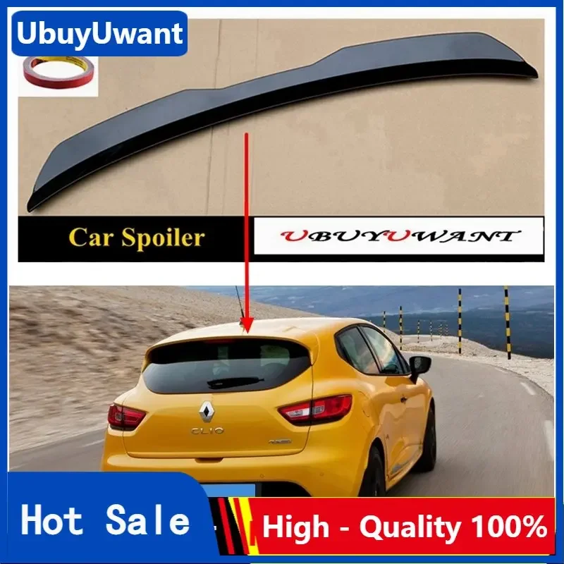 Per Renault Clio Mk4 Clio 4 Rs 2013-2019 Spoiler Sul Tetto Posteriore Ala Nero Lucido Auto Posteriore Coda Ala Decorazione Tuning Spoiler Posteriori