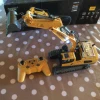 Hot BC1035 1/24 Alloy Remote Control Excavator Mini RC Excavator Model 11 Channel Excavator For Children RC Trucks Toys Gift 3