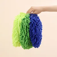 Ultra Absorbent Microfiber Car Wash Gloves Double Sided Chenille Auto Cleaning Sponge Scratch Free Super Thick Density - Image 3