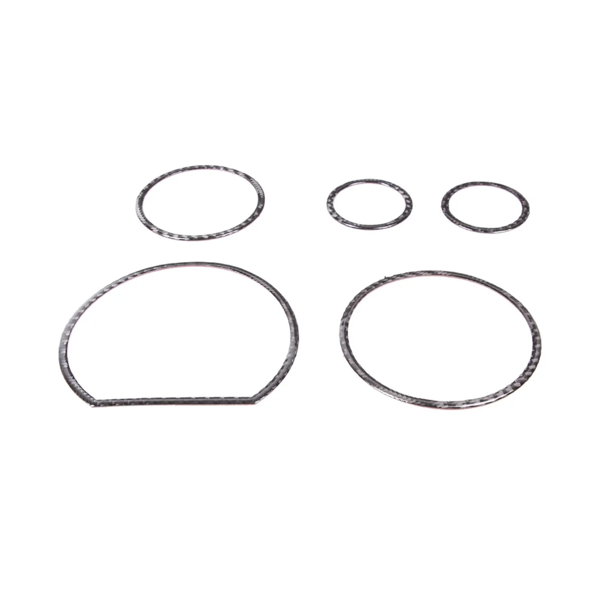 

Для Toyota 2007-2013 мягкое углеродное волокно Автомобильная приборная панель декоративное кольцо стикер отделка аксессуары для интерьера