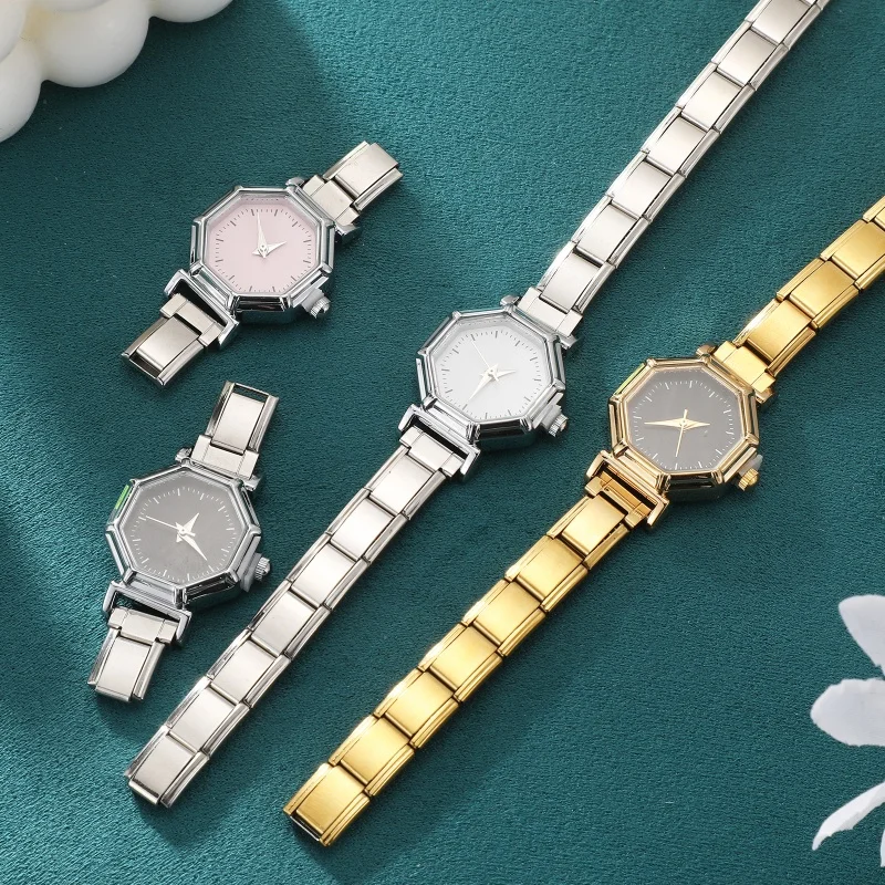 Y2K Creative Design Stainless Steel Watch Bracelet Linker
