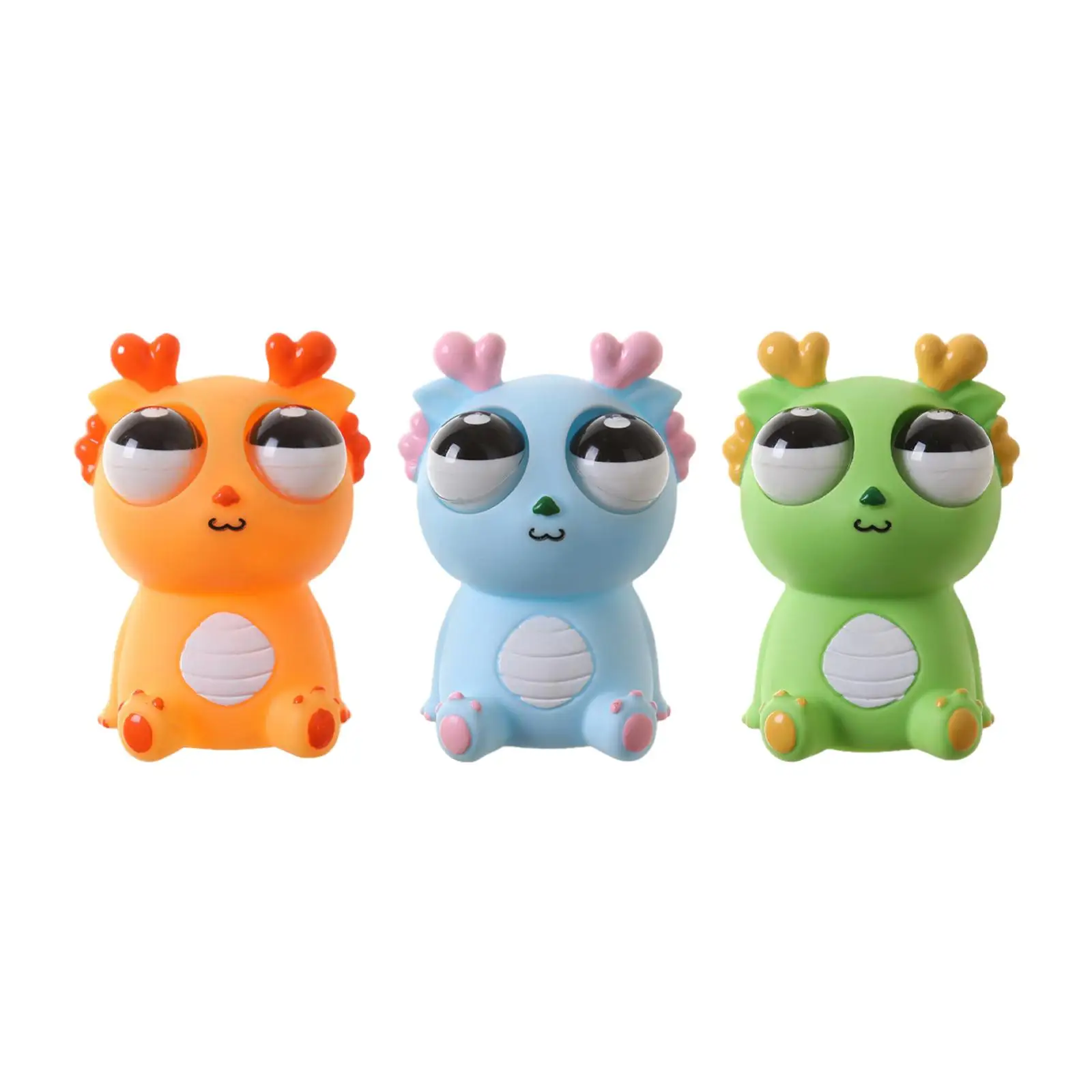

Dragon Relaxing Toy Soft Fidget Sensory Toy Funny Cartoon Big Eyes Dragon Toy for Party Favors Goodie Bag Filler Gifts Kids