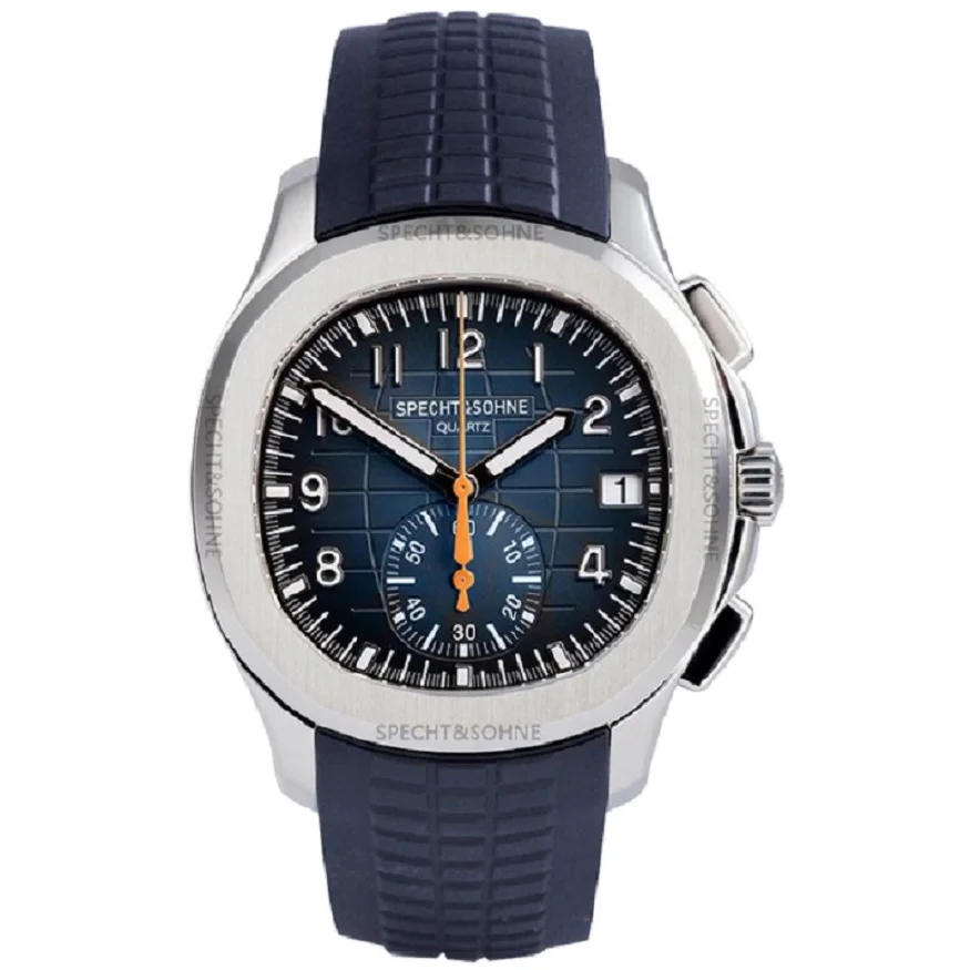 

Blue Mens Luxury Wrist Watch 2023 Business Quartz Watches Rubber Silicone Strap Automatic Date Male Waterproof Fashion AAA Clock