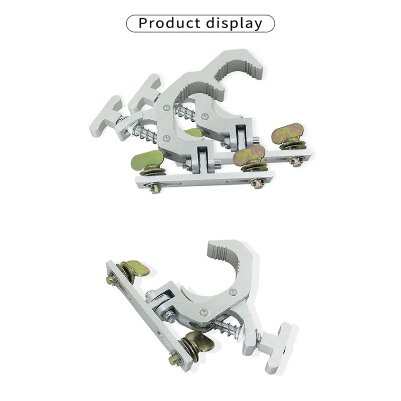 

Aluminum Fold Clamp Hooks Stage Light Fold Hanging Hook Loading 150Kg 42-61mm Truss Tube 230W 7R/200W 5R Beam Light