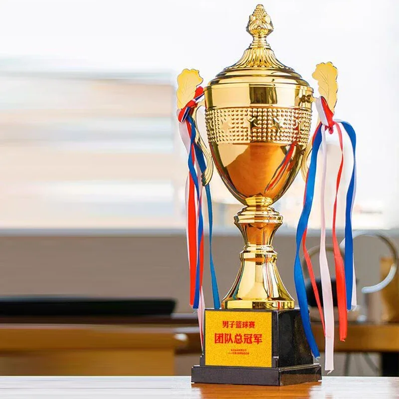 Customized Electroplated Metal Trophy Base Creative, Black Plastic Awards, Excellent Employee Sports, Competition Souvenirs, 1Pc