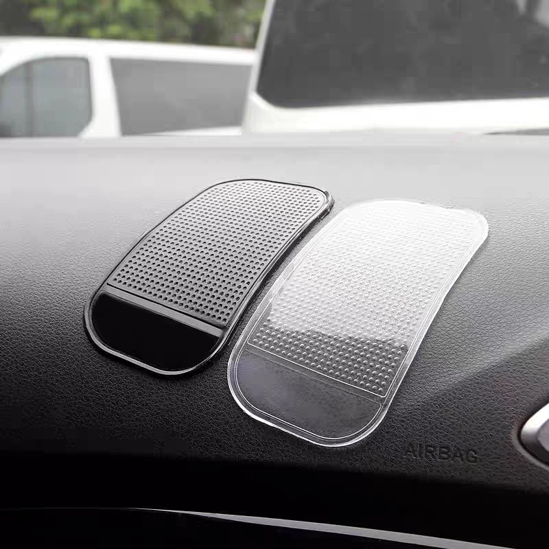 Car Anti-Slip Mat Pads Car Dashboard Sticky Silicone Mat Auto Non-Slip Sticky Gel Pad For Phone Holder Styling Interior