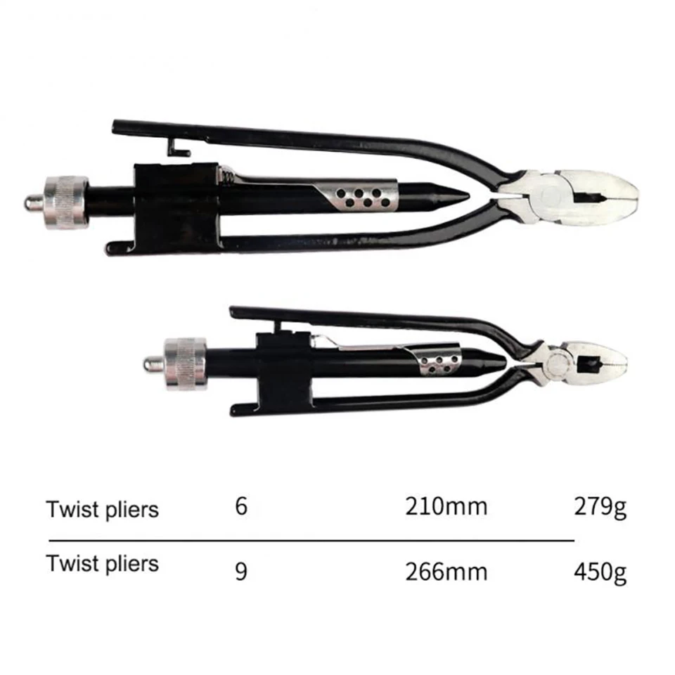 Jadeshay Twist Tang 6 in High Carbon Steel Veiligheidsdraad Twist Twisting Tang Twister Lock