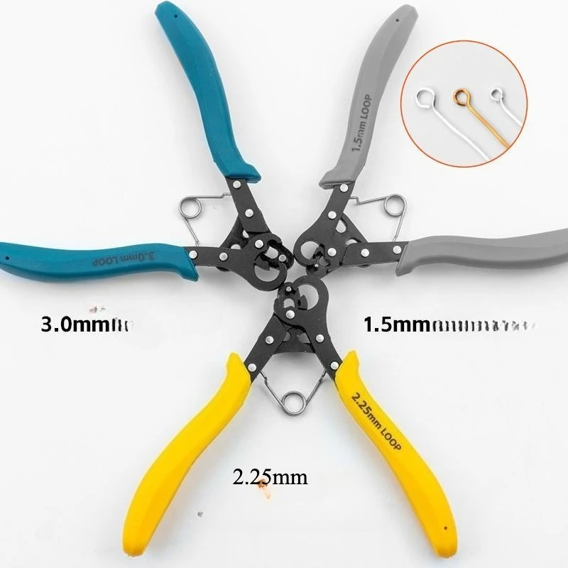 DIY 귀걸이 팔찌 목걸이 제작용 플라이어 1.5/2.25/3mm 루퍼 공예 와이어 벤딩 스트링 플라이어 원스텝 루퍼 쥬얼리 도구