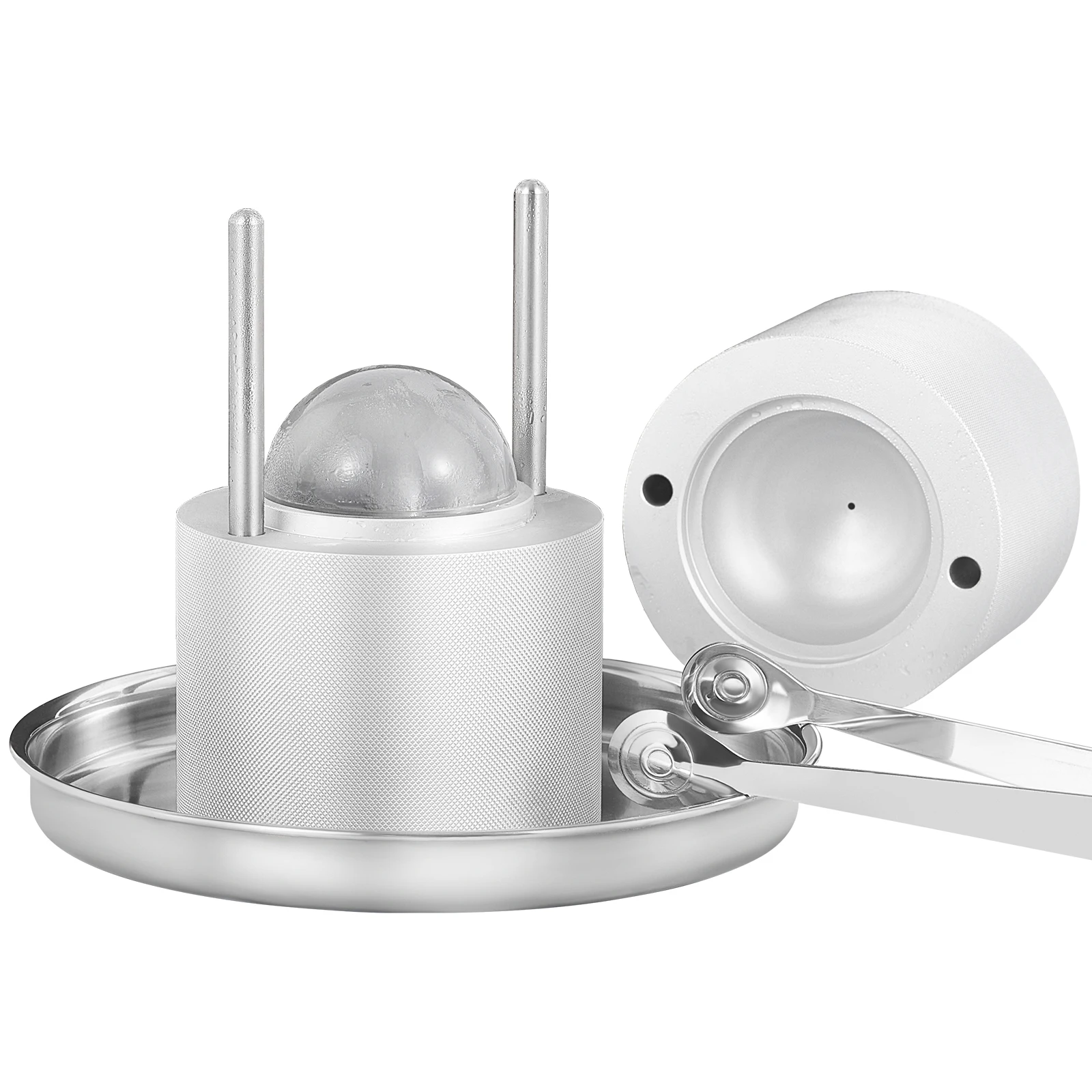 VEVOR6cmCrystalClearIceBallPressMakerSphericalWhiskeyTray