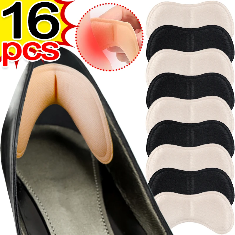 Heel Pads Sneakers Self-adhesive Sponge Patch High Heels Easy Installation Heel Stickers High-heeled Shoes Inserts shoe repair stickers,shoe repair patch,shoe repair patches,heel cushion insole,heel patch insole,heel insoles,heel protector patches,heel protector pads,heel grips,heel protector,shoe stickers,shoe anti slip stickers,shoe heel repair tips