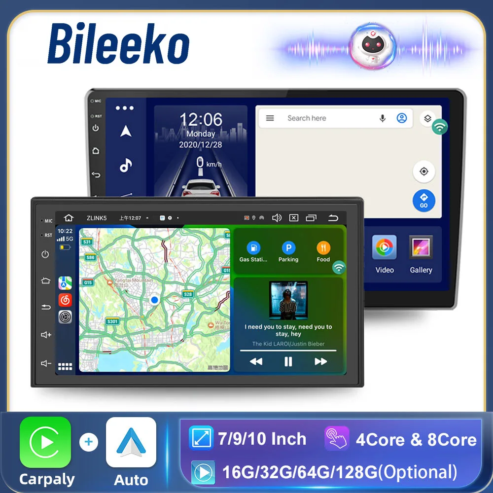 

Bileeko 2din 16G 32G Car Radio 7 inch Universal Android 2 Din Autoradio WIFI GPS Stereo Car MP5 Player For Nissan Toyota Kia