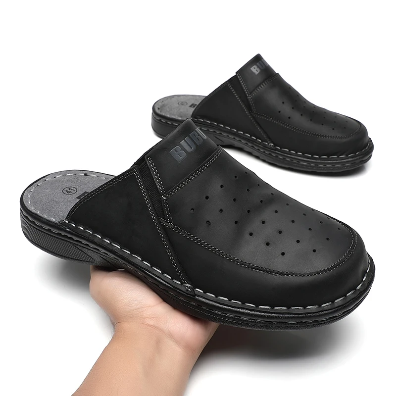 الطبقة الأولى من جلد البقر للرجال موضة جديدة مفتوح...