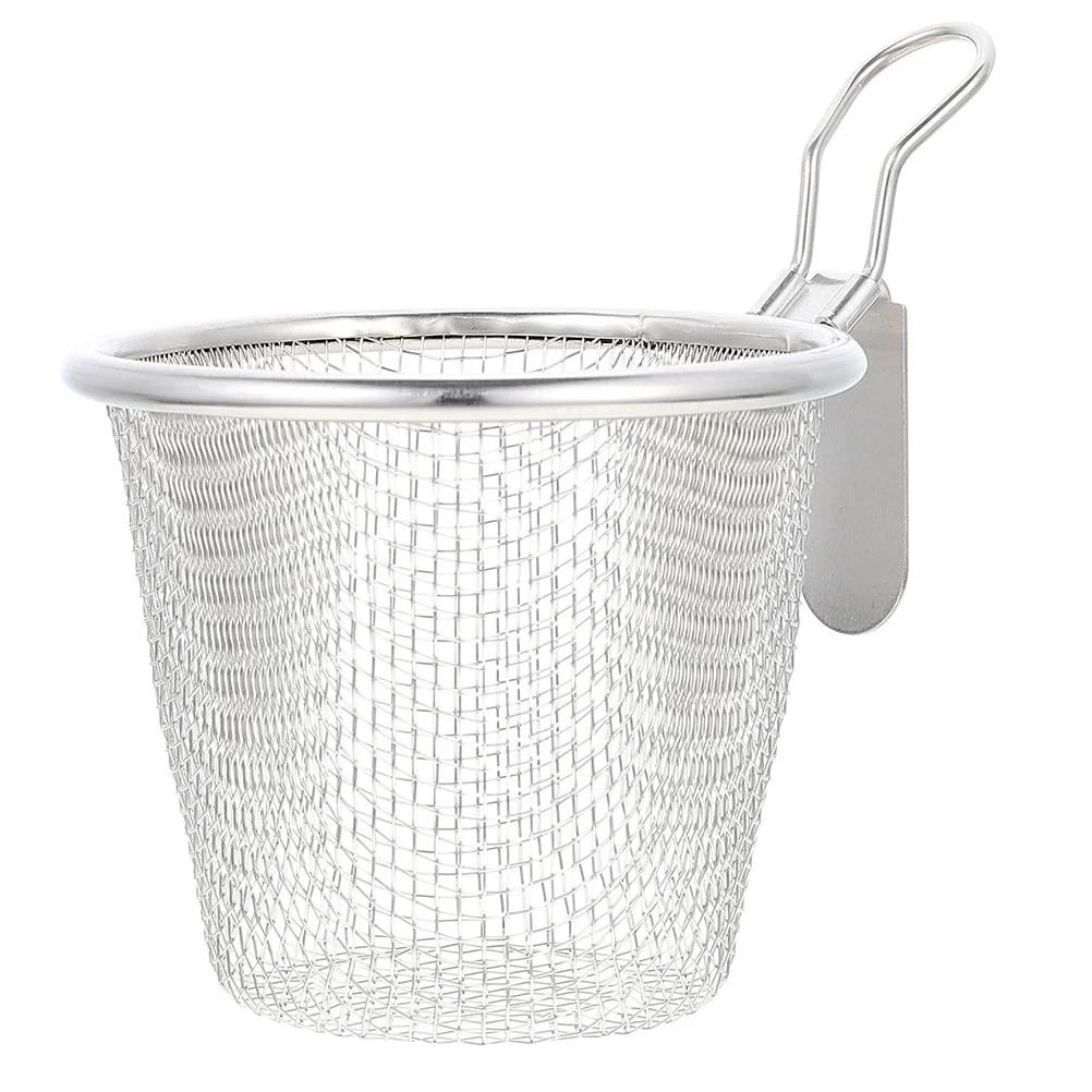 

Pasta Filter Strainer Reusable Strainer Basket Food Colander Household Filter Spoon for Vegetable French Chips Onion Rings