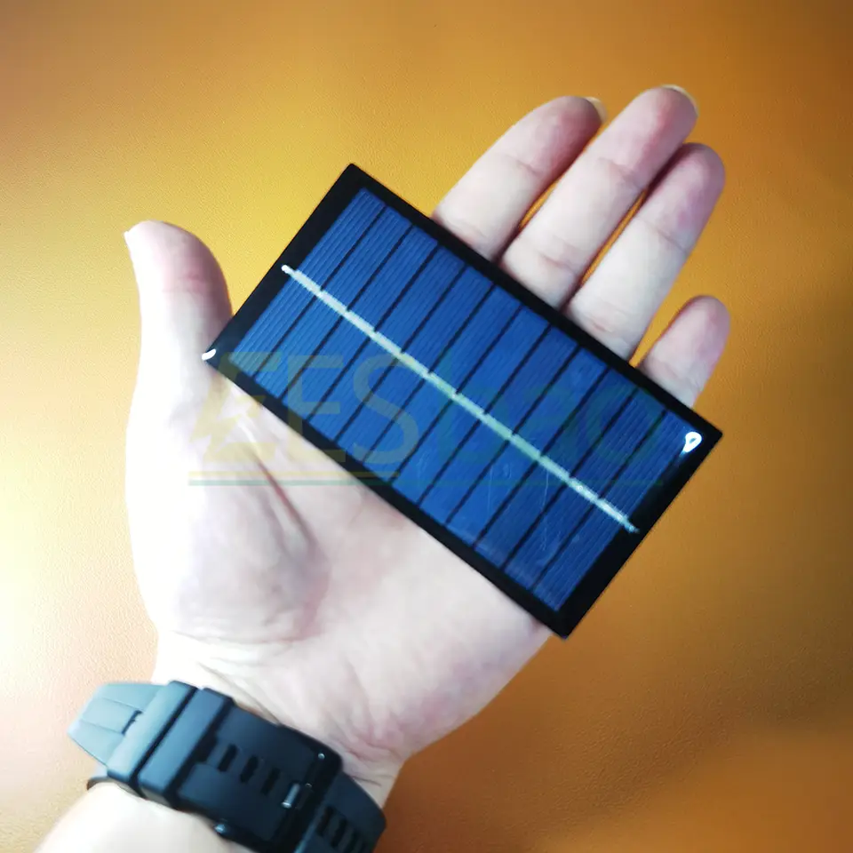Solar Panel 6V 100MA 1W Mini Solar System DIY For Battery Cell Phone Chargers Portable Solar Cell image 1