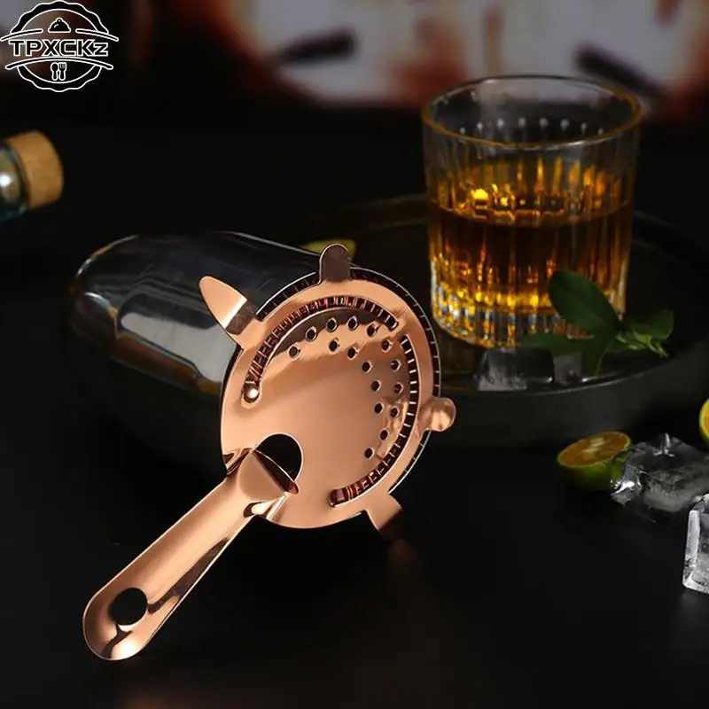 Bar Strainer Stainless Steel Cocktail Strainer Bar Sprung Cocktail Shaker Mixed Drink Bartender Professional Tools Kitchen, cocktail shaker strainer,cocktail bar tool set