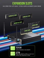 GMKtec K10 I9-13900HK MINI PC Windows 11 Pro DDR5 32GB 1TB M.2 2280 PCIE4.0 SSD WIFI6 BT5.2 Desktop Game Computer 2