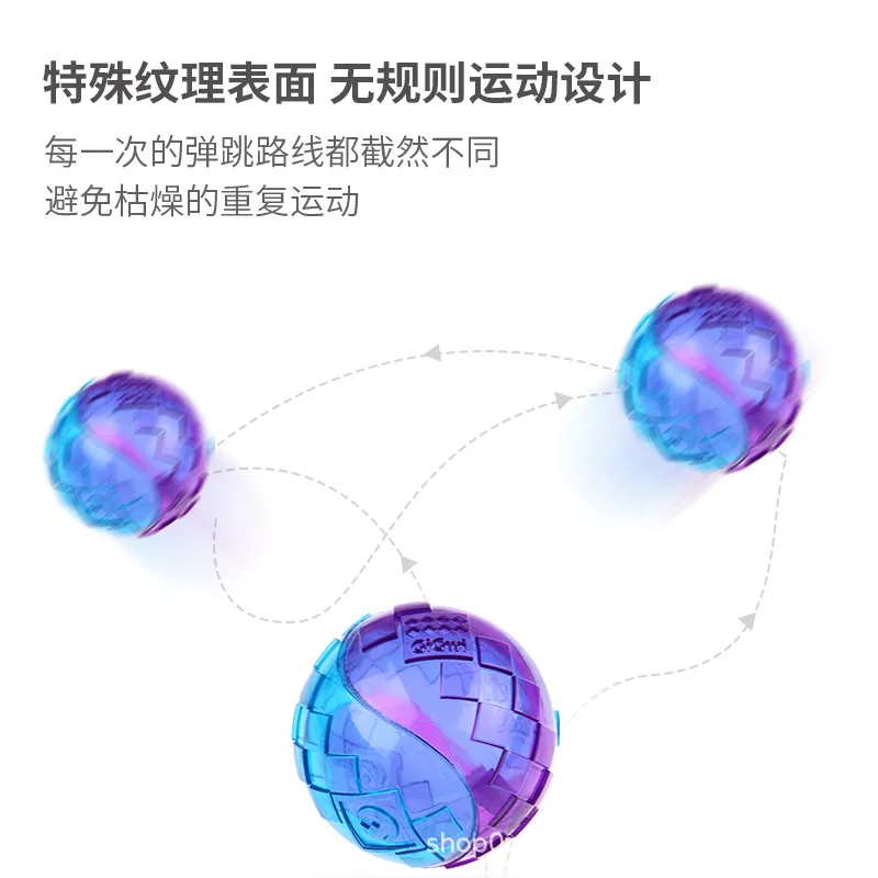 Gigwi Pet Toys G-Ball Series Interactive Dog Ball Dog Toys Squeaky Balls  Bouncy And Assorted Colors for Small/Medium Dogs
