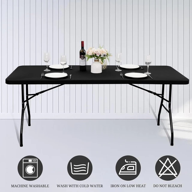 Spandex Fitted Rectangular Tablecloth 3
