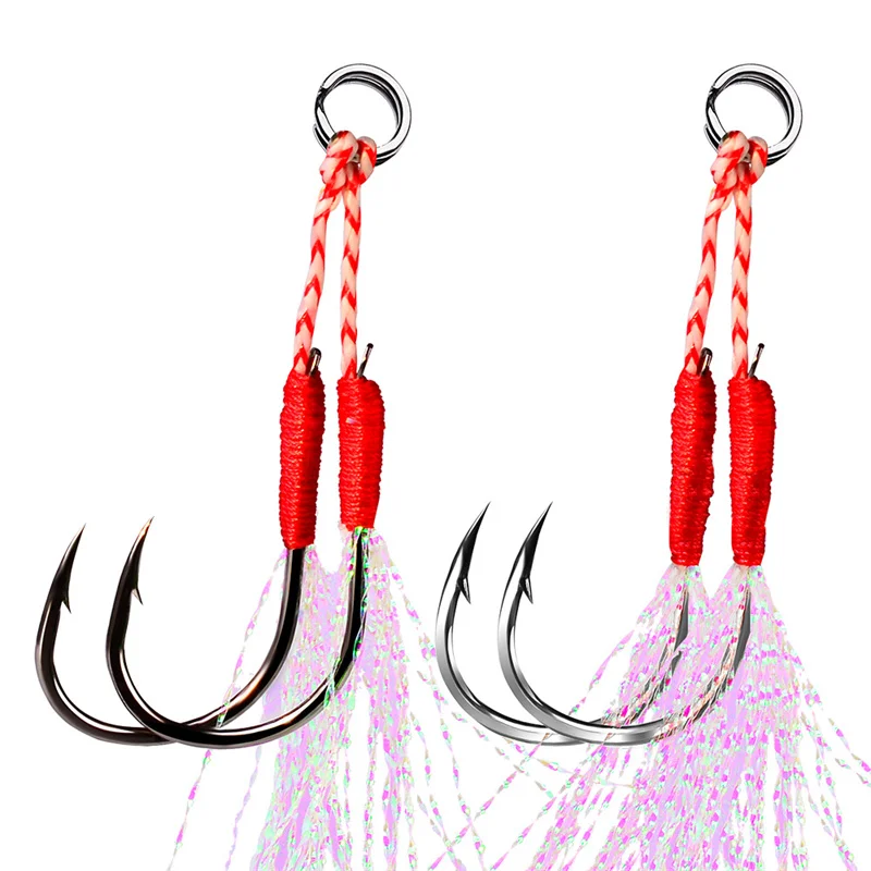 Dyxssm Angelhaken Mit Vorfach - 20 Stck Kleine Haken An Nylonschnur Fr  Friedfische