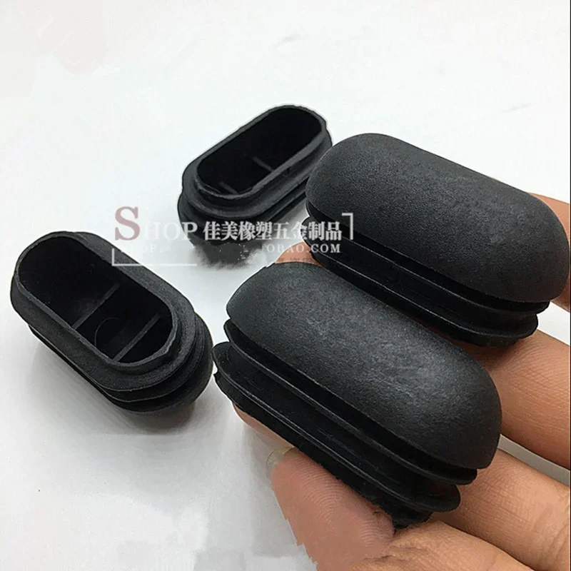 4pcs Square Plastic Blanking End Caps Tube Pipe Inserts Plug Bung for table chair leg furniture leg covers