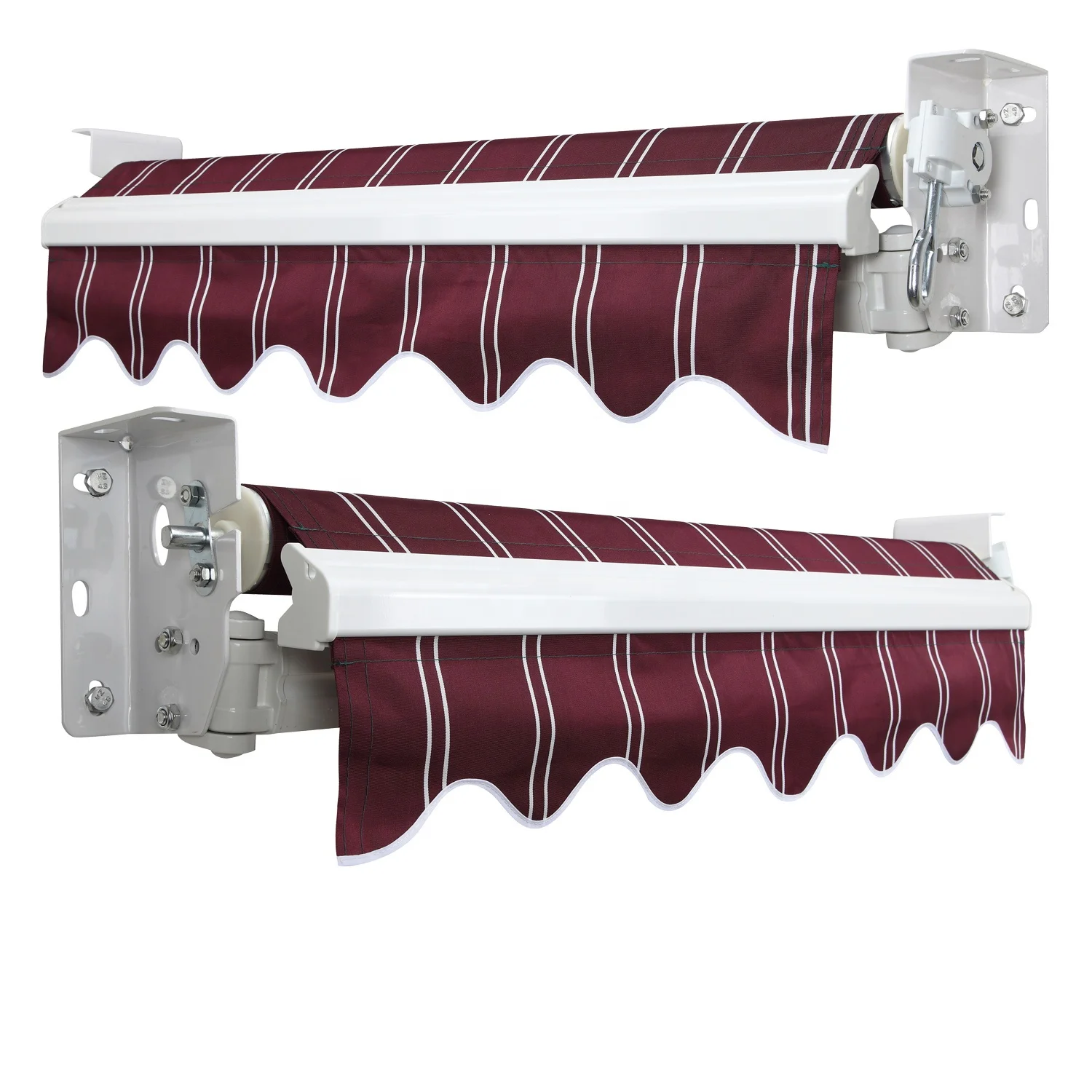 10X8FT Outdoor Wall Mounted Retractable Awning