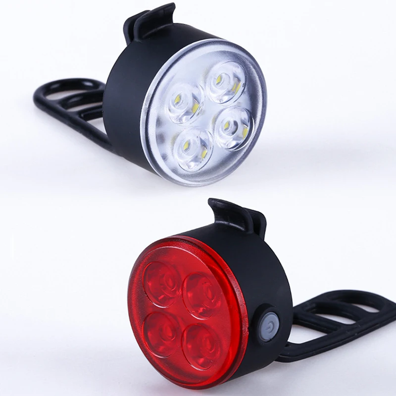 

MTB Bike Light LED Tail Lamp USB Flashlight Rechargeable High Brightness Front Light Taillight for Bicycle Cycling Accessories