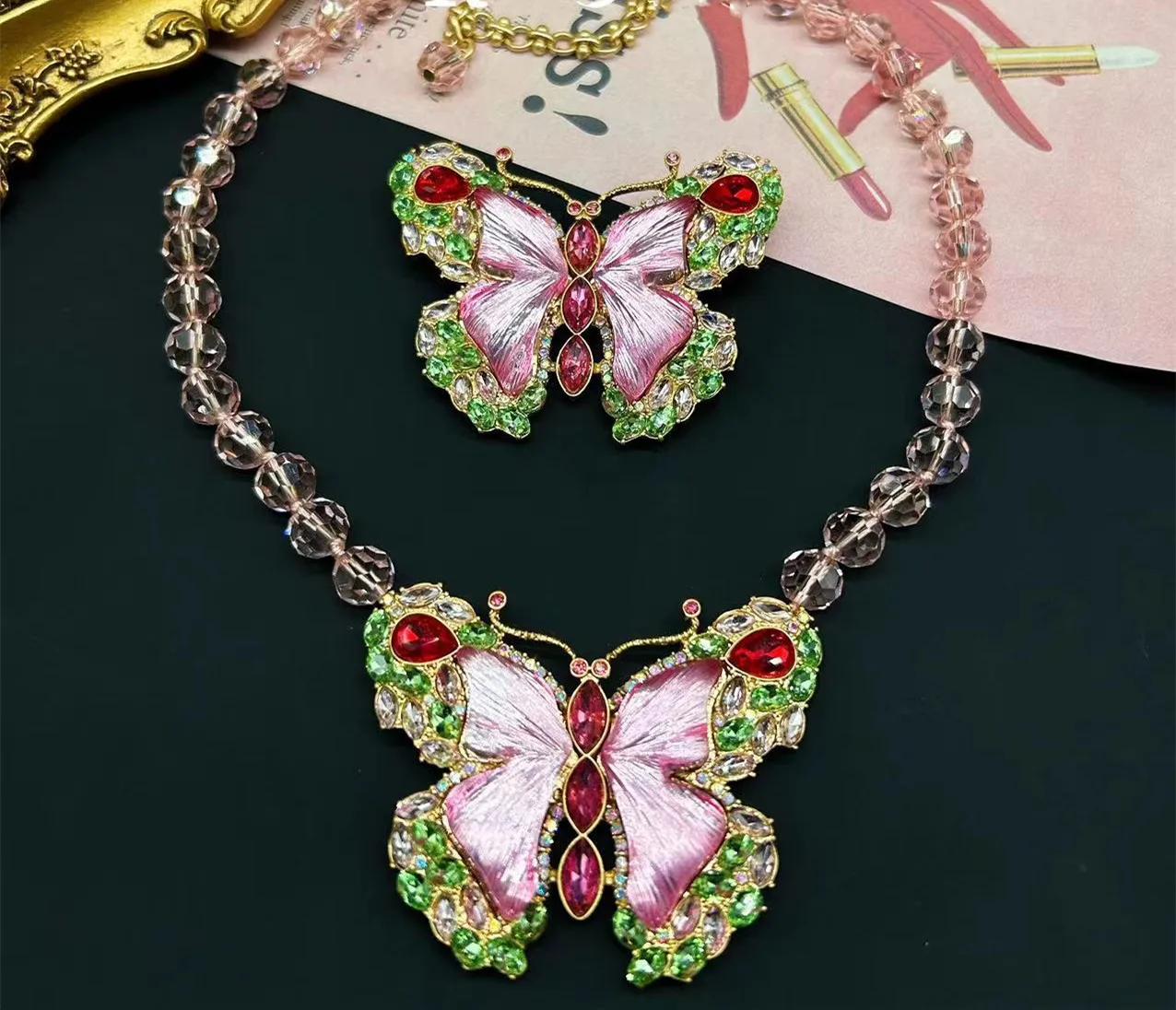 

Versatile colorful butterfly brooch