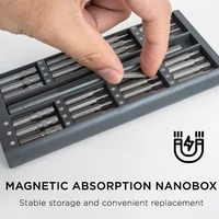 Jeu de tournevis de précision magnétique 25/63 en 1, Mini Kit d'outils pour la réparation de téléphones portables et PC, matériel professionnel avec embouts hexagonaux Torx 3