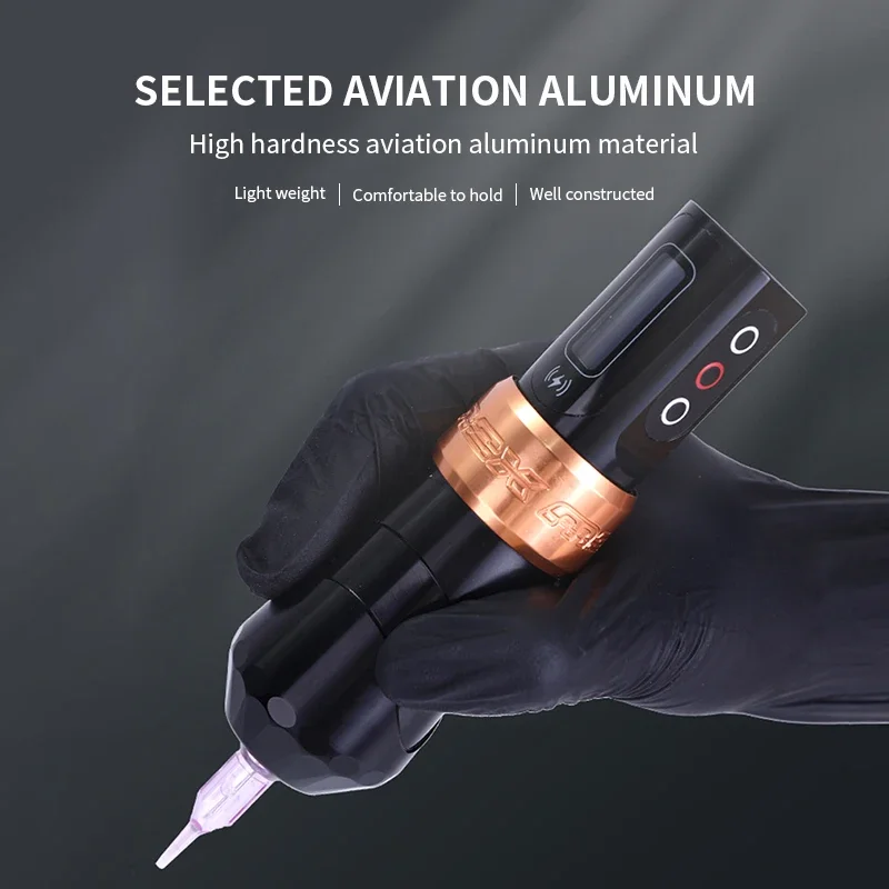 Tattoo Machine Pen Professional Wireless 10000Rpm Coreless Motor with Lithium Battery for Permanent Makeup Tattoo Artist Pmu Pen for Tattoo Pen