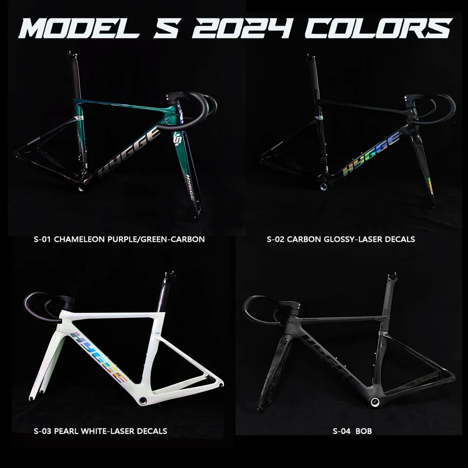 HYGGE Aerodynamic EPS molded carbon frame MODEL S CARBON FRAME