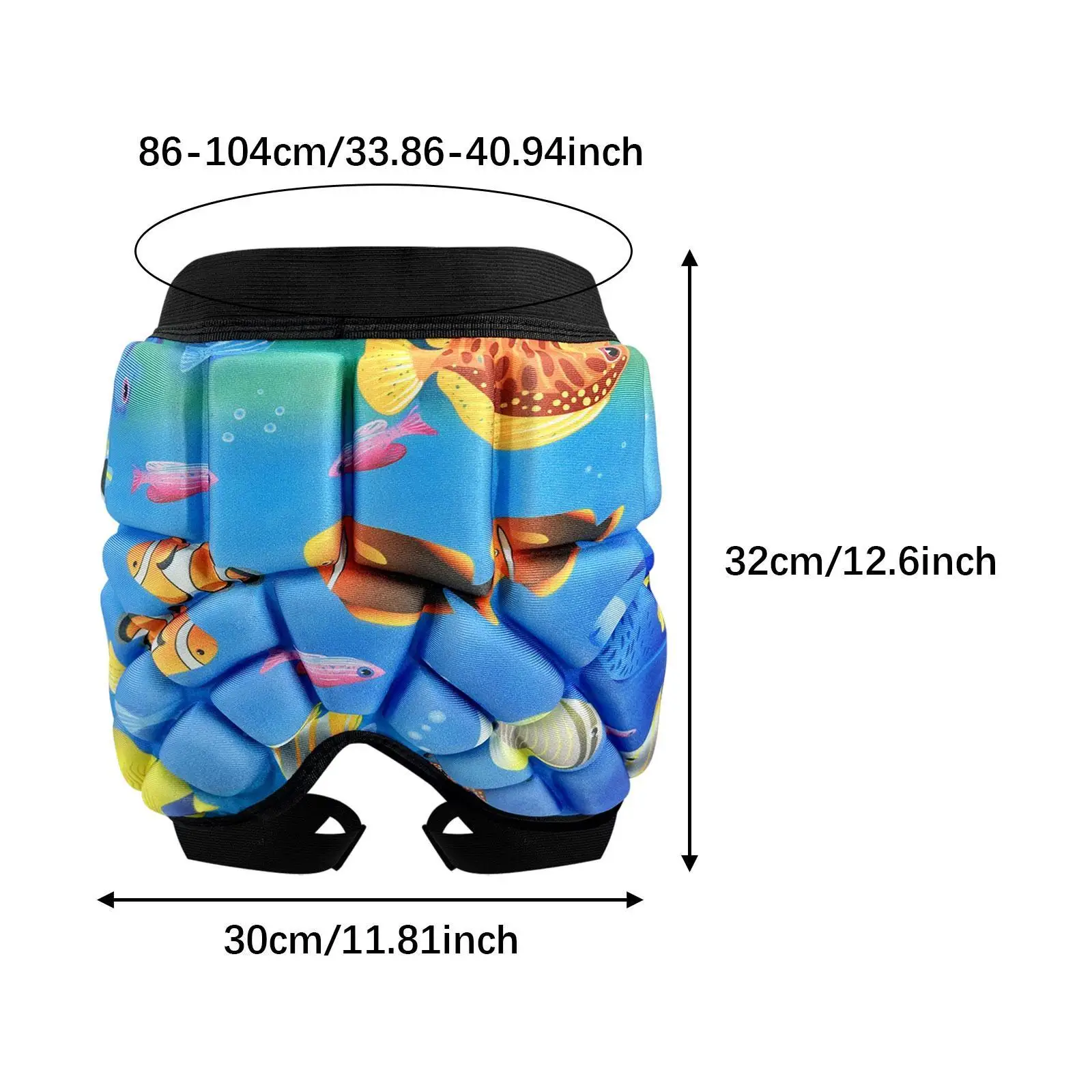 Hip Protection Pad Thickened Padded Shorts for Cycling Winter Sports Skiing