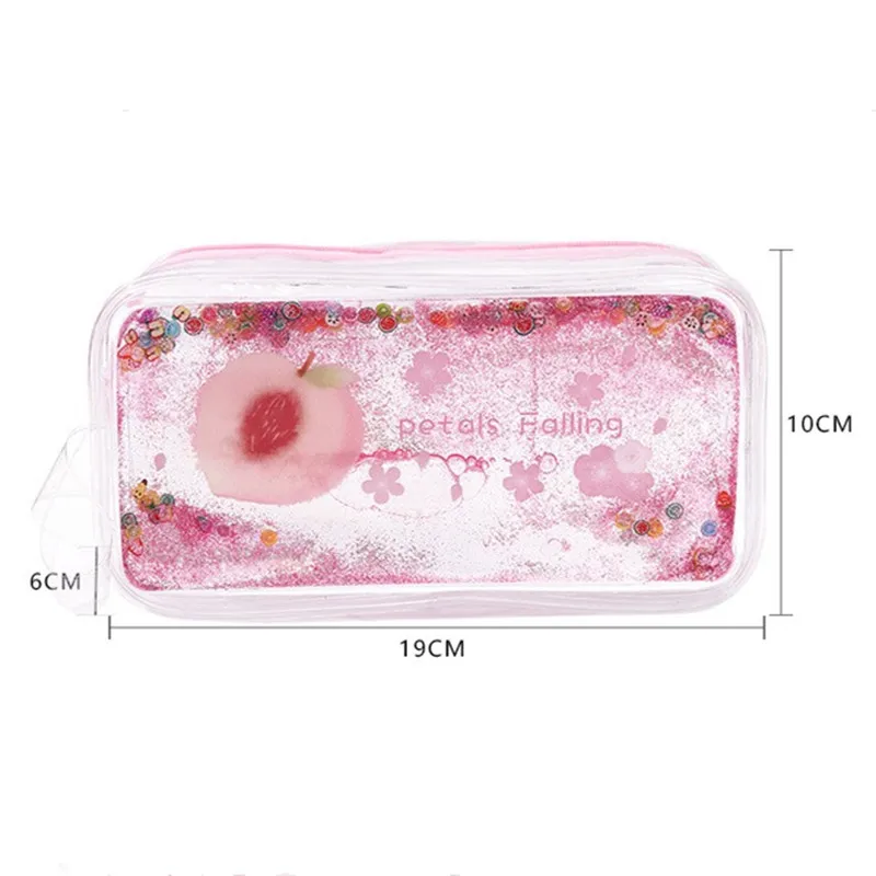 Estuche purpurina y aguacate para lápices, bolígrafo de gran capacidad, de papelería, de regalo, para la escuela|Estuches escolares| - AliExpress