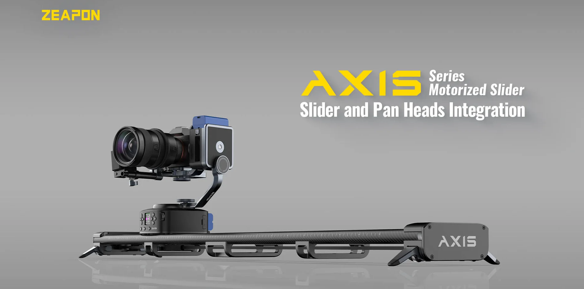 Zeapon AXIS 80Pro 100Pro 120Pro Multi-axis Motorized Slider Carbon Fiber Camera