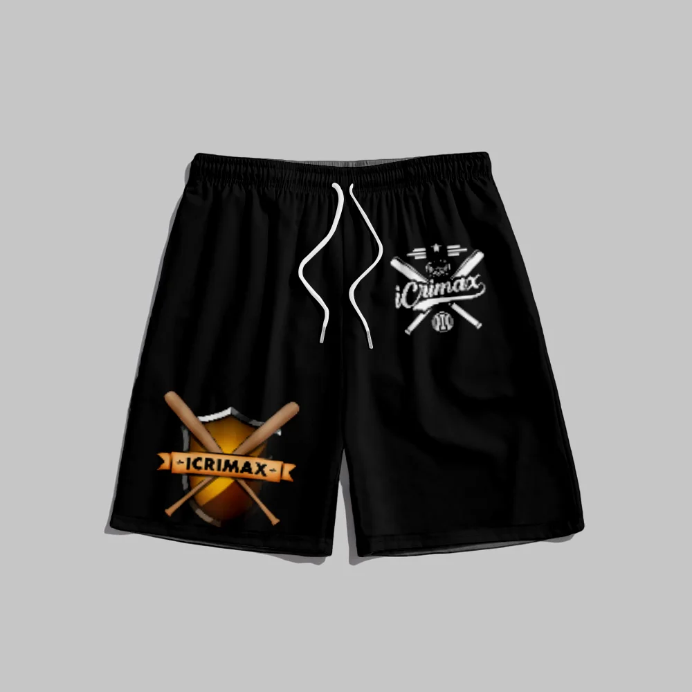 Summer Icrimax beach shorts Personality Ball pants Boy men's 3D clothing, Harajuku jogging pants, casual breathable shorts