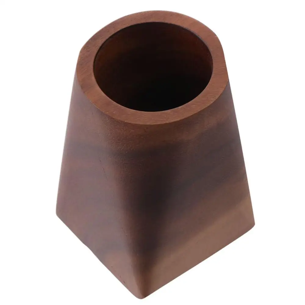 Wooden Black Walnut Pen Holder Multipurpose 4.52*2.36*2.28 Inches Wood Color Storage Box Office Supplies Organizer Office pencil case pen holder desk organizer pen and brush holder
