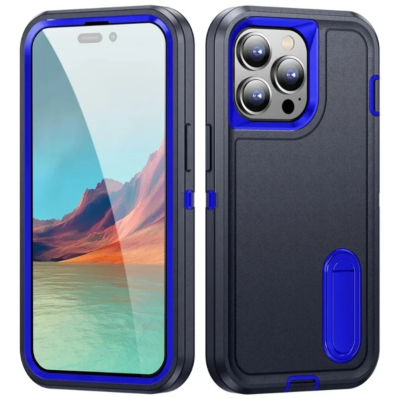 Heavy Duty 3-in-1 Shockproof Dust-Proof Phone Case Cover