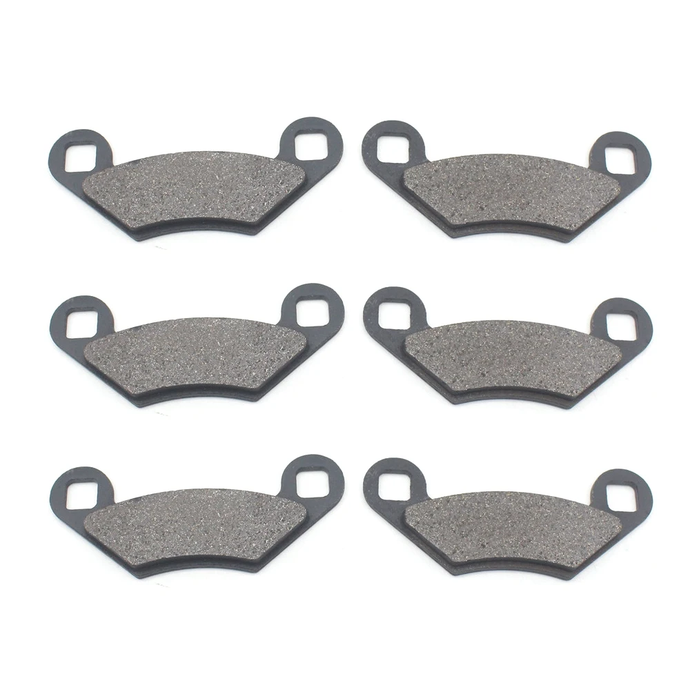 3 Pair Brake Pads for POLARIS SPORTSMAN 570 EFI 2014-2017 Front Rear Brakes