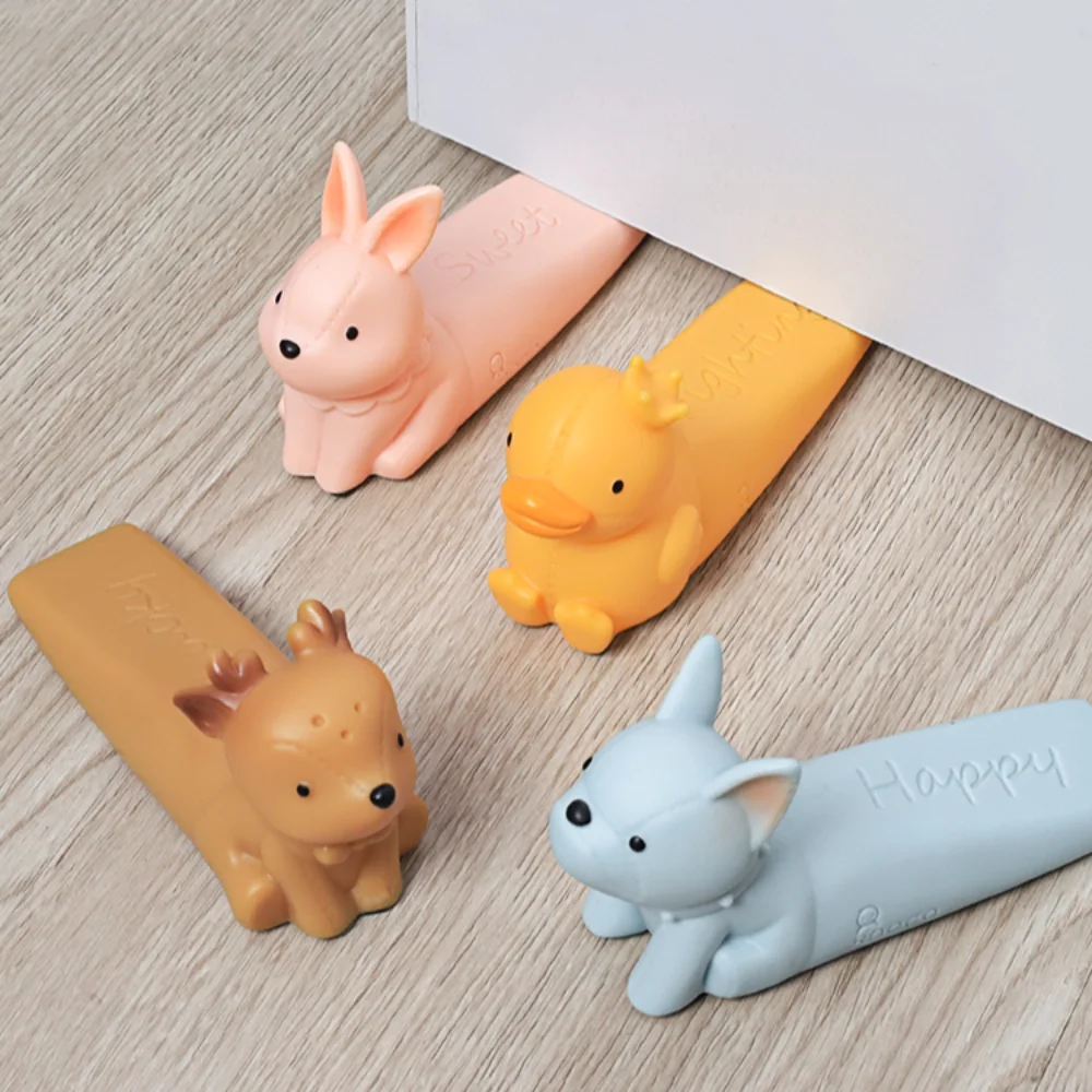 

Anti-collision Door Holder Stopper No Punching Cartoon Animals Door Wedge Safety Protector Anti-skid Stopper Plug for Door Wall